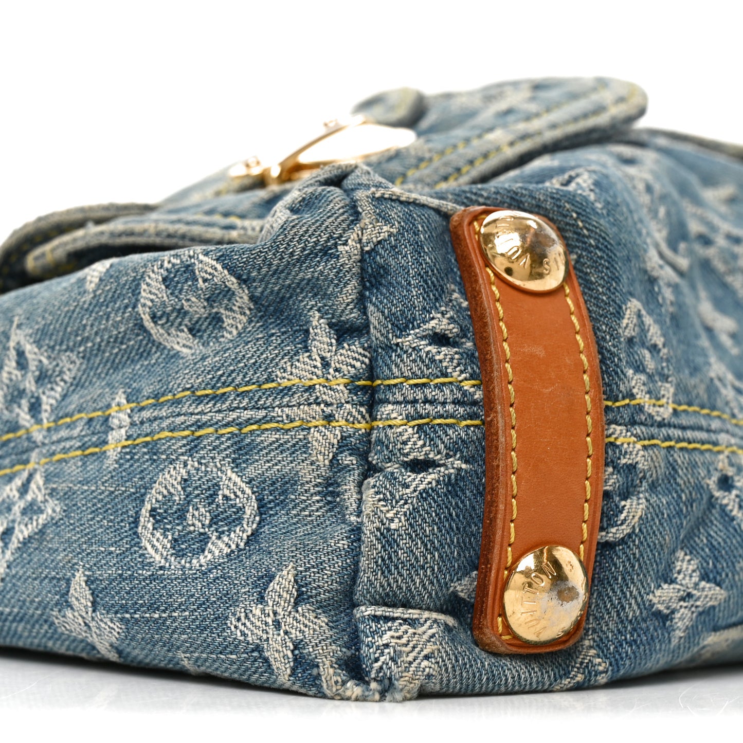 Monogram Denim Baggy PM Blue