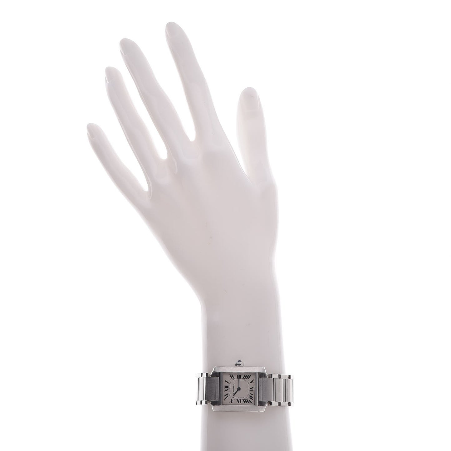 Stainless Steel 25mm Tank Francaise Quartz Watch