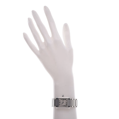 Cartier Stainless Steel 25mm Tank Francaise Quartz Watch 2 of 5