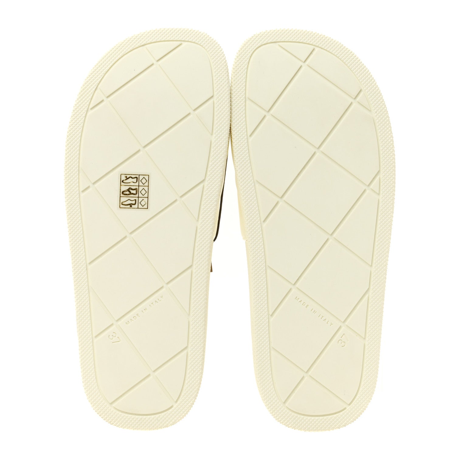 Bottega Veneta Rubber The Slider Sandals 37 Sea Salt 6 of 8