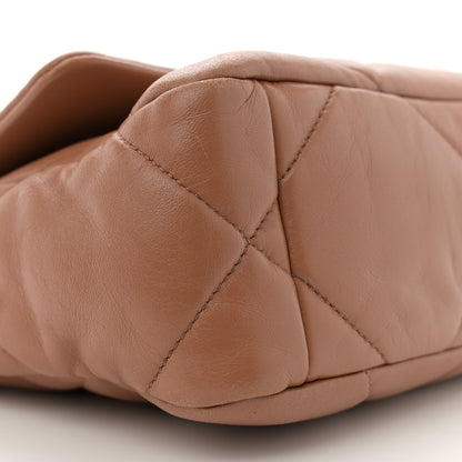 Chanel Lambskin Quilted Medium Chanel 19 Flap Brown 9 of 13