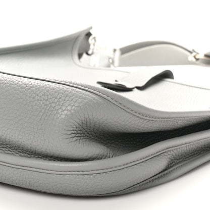 Hermes Taurillon Clemence Evelyne III GM Gris Mouette 10 of 10