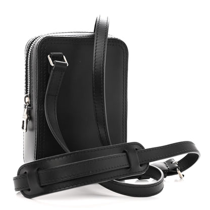 Louis Vuitton Calfskin Flower Charms Danube Messenger Black 3 of 9