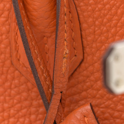Hermes Togo Birkin 25 Orange 11 of 15