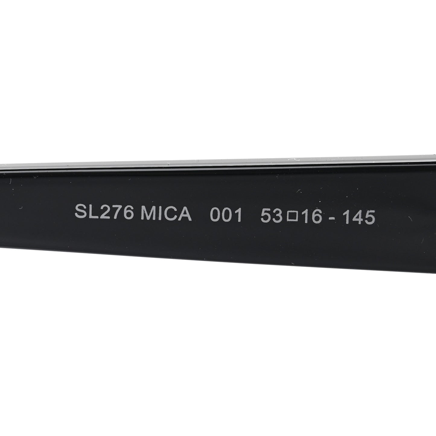 Acetate Mica Cat Eye Sunglasses SL 276 Black