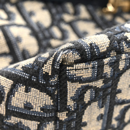 Christian Dior Oblique Medium Diortravel Nomad Pouch Blue 15 of 15