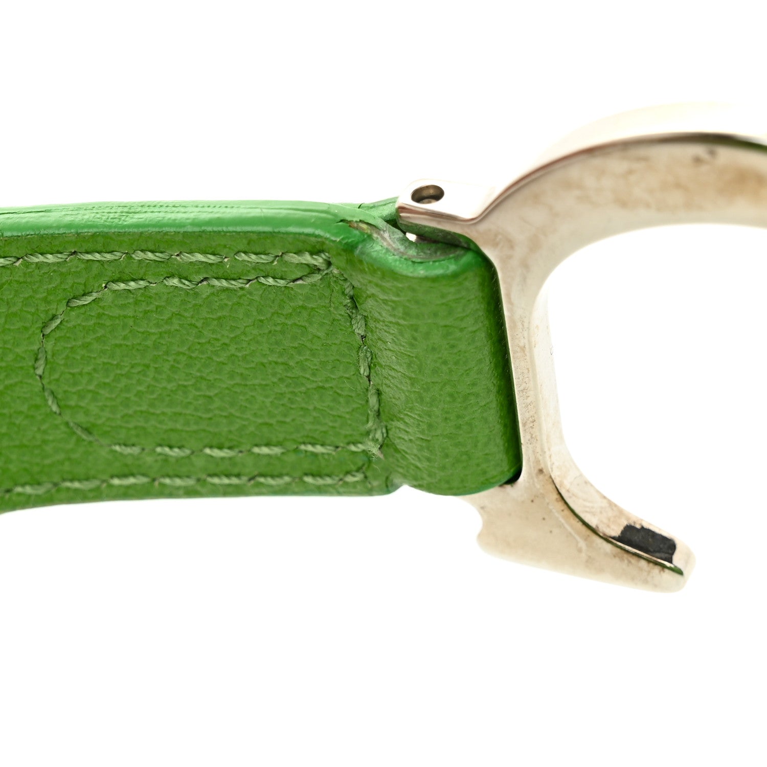 Christian Dior Shiny Goatskin Saddle Bag Green 12 of 18