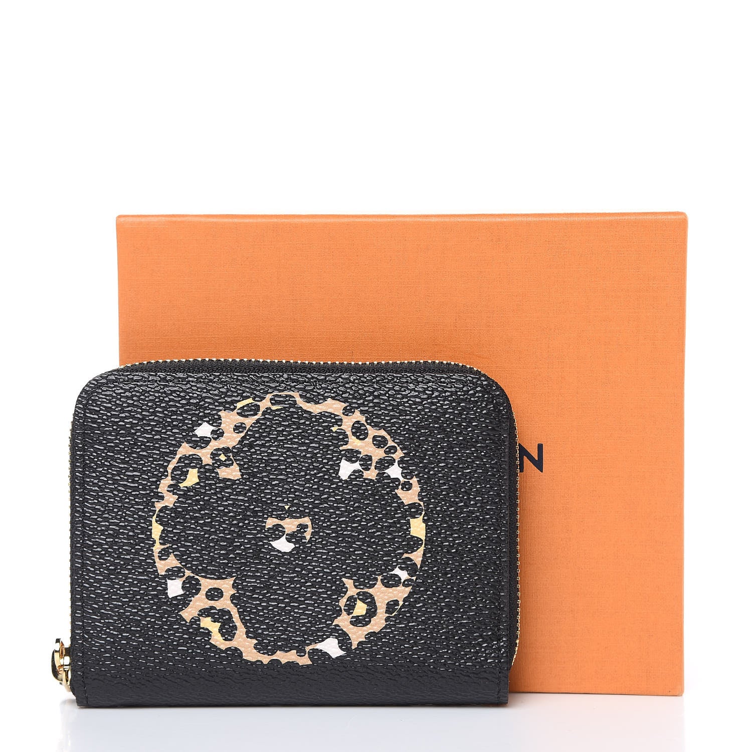 Louis Vuitton Monogram Giant Jungle Zippy Coin Purse Black 8 of 8