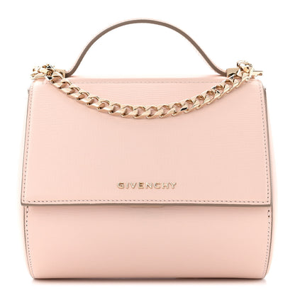 Givenchy Textured Calfskin Mini Pandora Box Chain Crossbody Bag Powder Pink 1 of 11