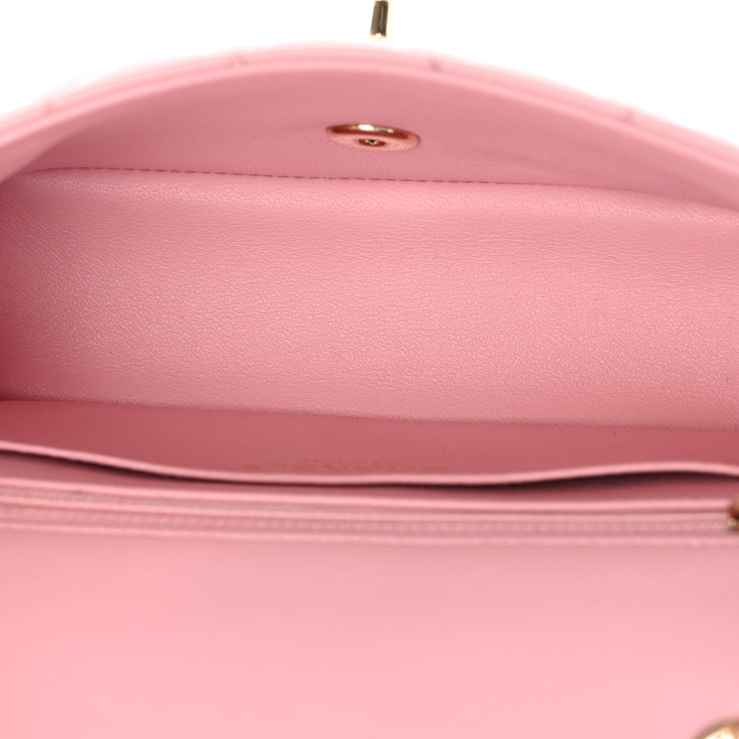 Chanel Lambskin Quilted Mini Rectangular Flap Light Pink 5 of 12