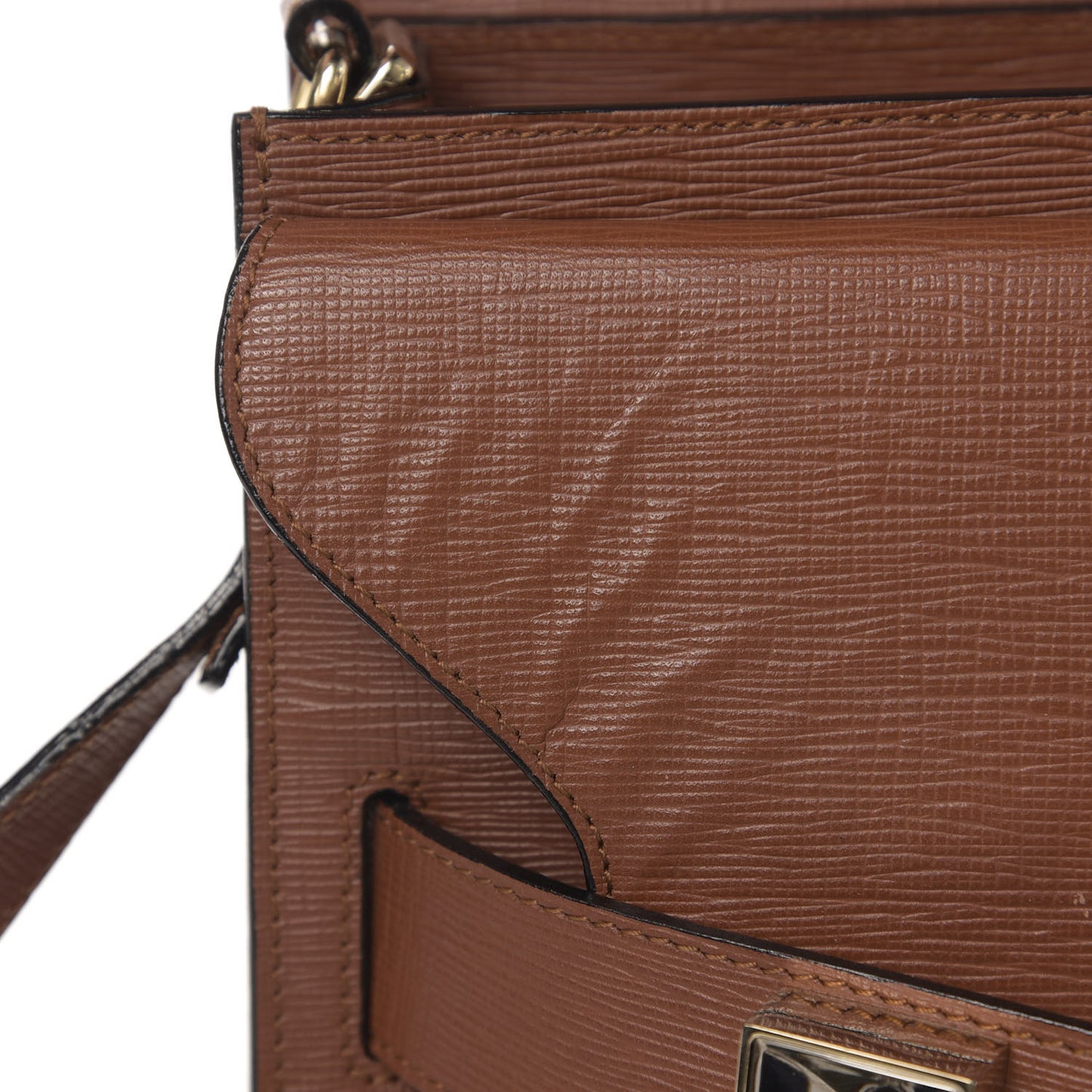 Linosa Calfskin PS11 Classic Shoulder Bag Nice Tan