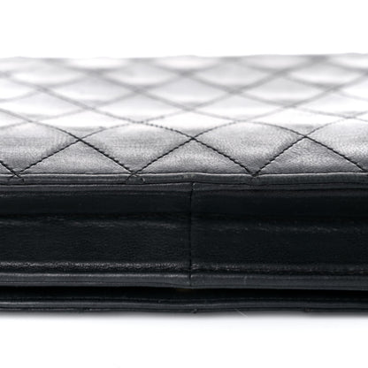 Chanel Lambskin Quilted Wallet On Chain WOC Black 12 of 28