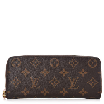 Louis Vuitton Monogram Clemence Wallet Rose Ballerine 1 of 9