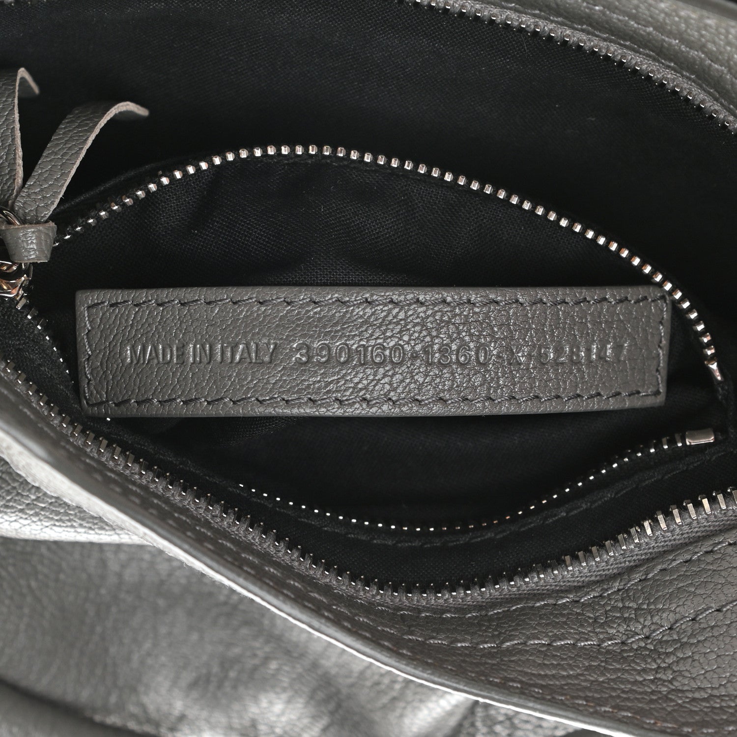Balenciaga Chevre Silver Metallic Edge Hardware Mini City Gris Acier 7 of 9