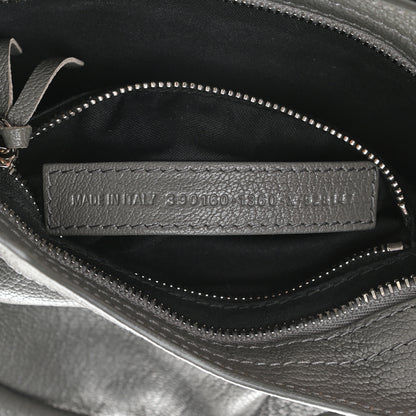 Balenciaga Chevre Silver Metallic Edge Hardware Mini City Gris Acier 7 of 9
