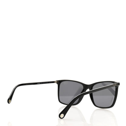 Chanel Acetate Polarized Square Sunglasses 5447 Black 4 of 7