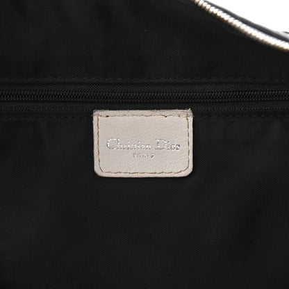 Christian Dior Leather Perforated Hobo Black 6 of 17