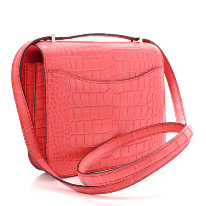 Hermes Matte Alligator Constance 18 Bougainvillea 3 of 11
