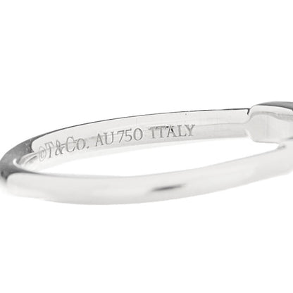 Tiffany 18K White Gold Blue Sapphire T Wire Ring 49 4.75 4 of 4