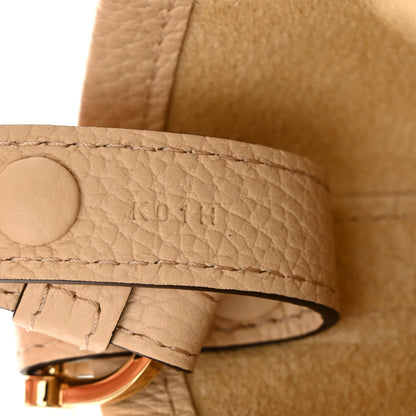 Delvaux Taurillon Mini Pin Daily Bucket Dune 7 of 10