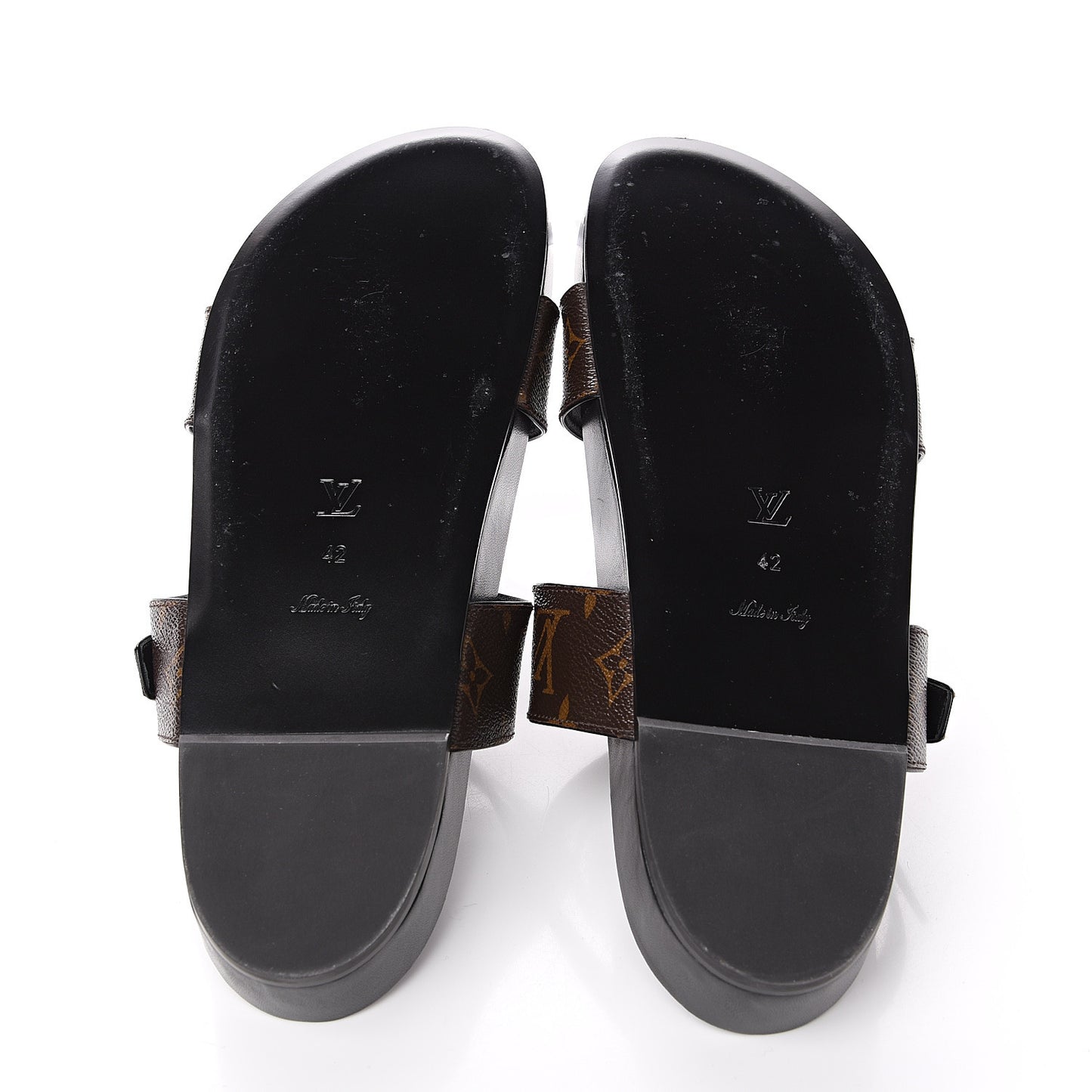 Monogram Bom Dia Mule Sandals 42 Black
