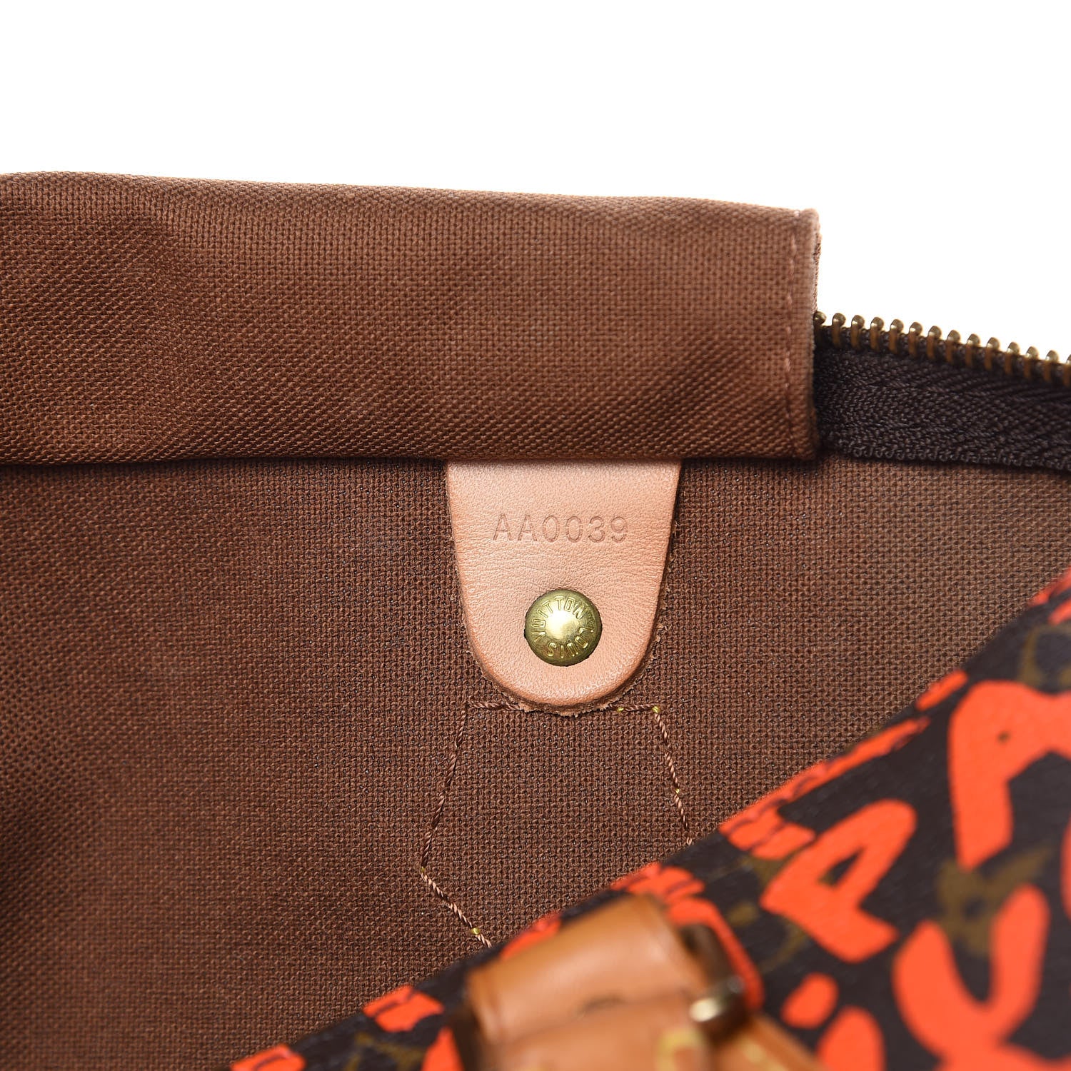 Louis Vuitton Monogram Graffiti Speedy 30 Orange 6 of 17