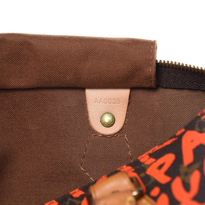 Louis Vuitton Monogram Graffiti Speedy 30 Orange 6 of 17