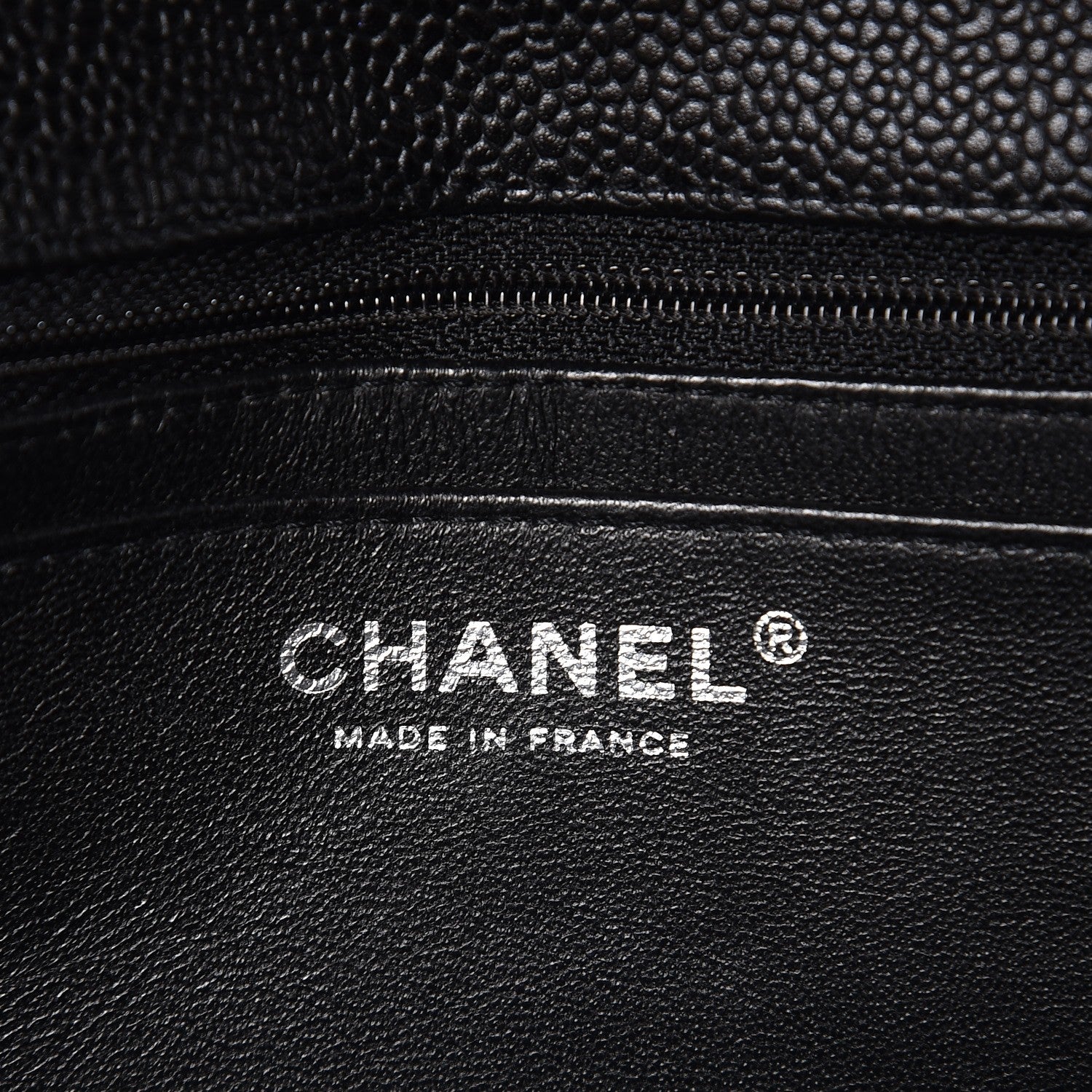 Chanel Caviar Quilted Jumbo Single Flap Black 8 of 10