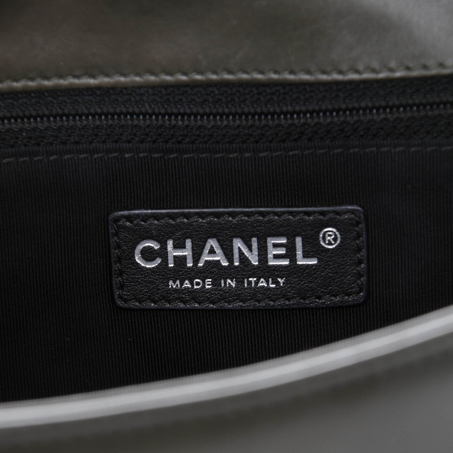 Chanel Glazed Calfskin Medium Boy Flap Dark Green 7 of 8