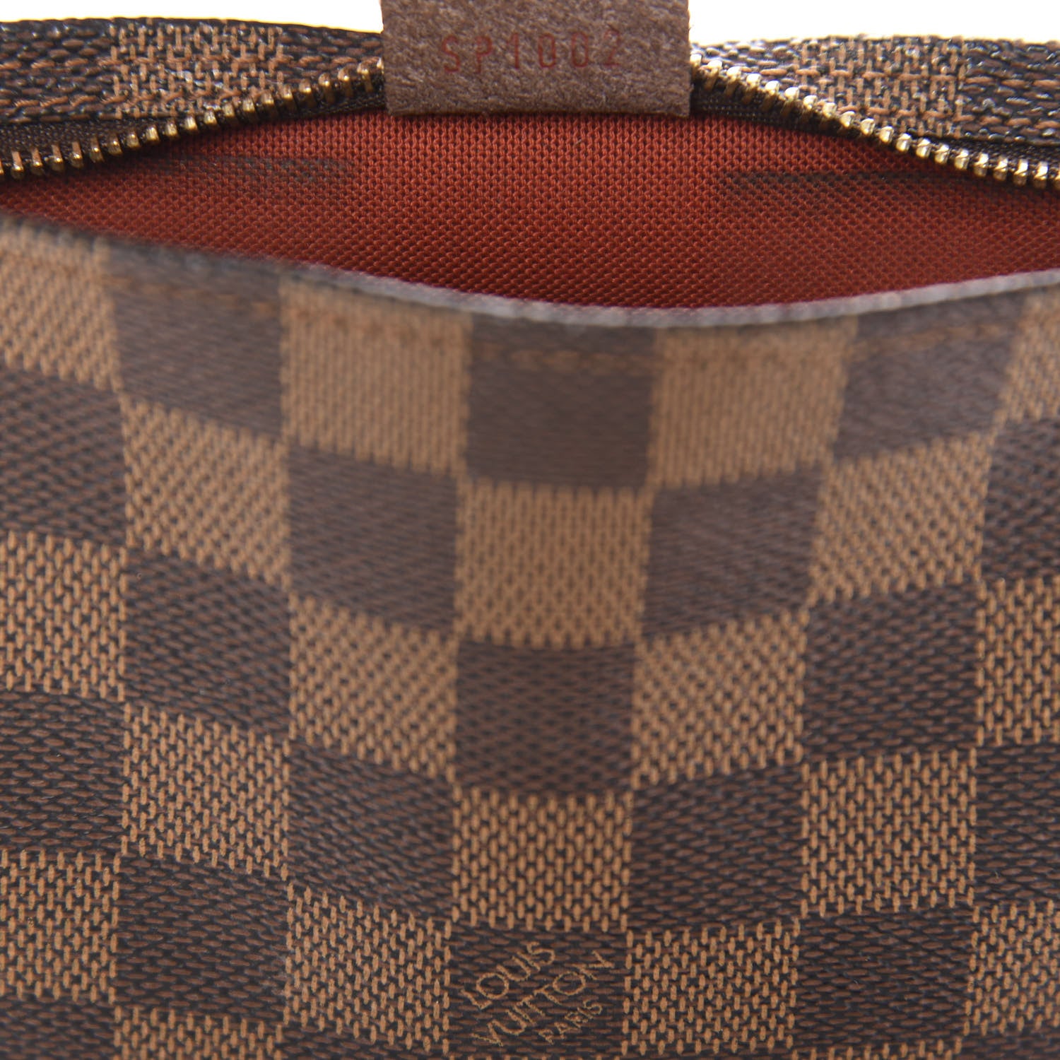 Louis Vuitton Damier Ebene Trousse Make Up Bag Pochette 9 of 10