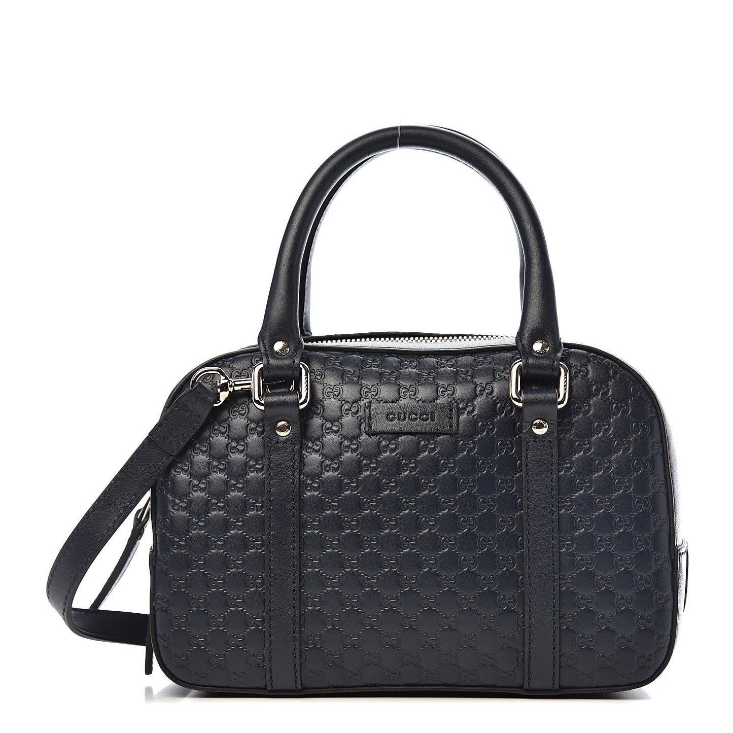 Soft Microguccissima Small Crossbody Bag Blue