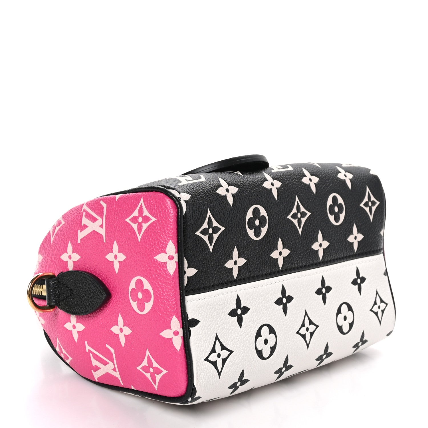 Louis Vuitton Empreinte Monogram Spring in the City Speedy Bandouliere 20 Black White Pink 4 of 12