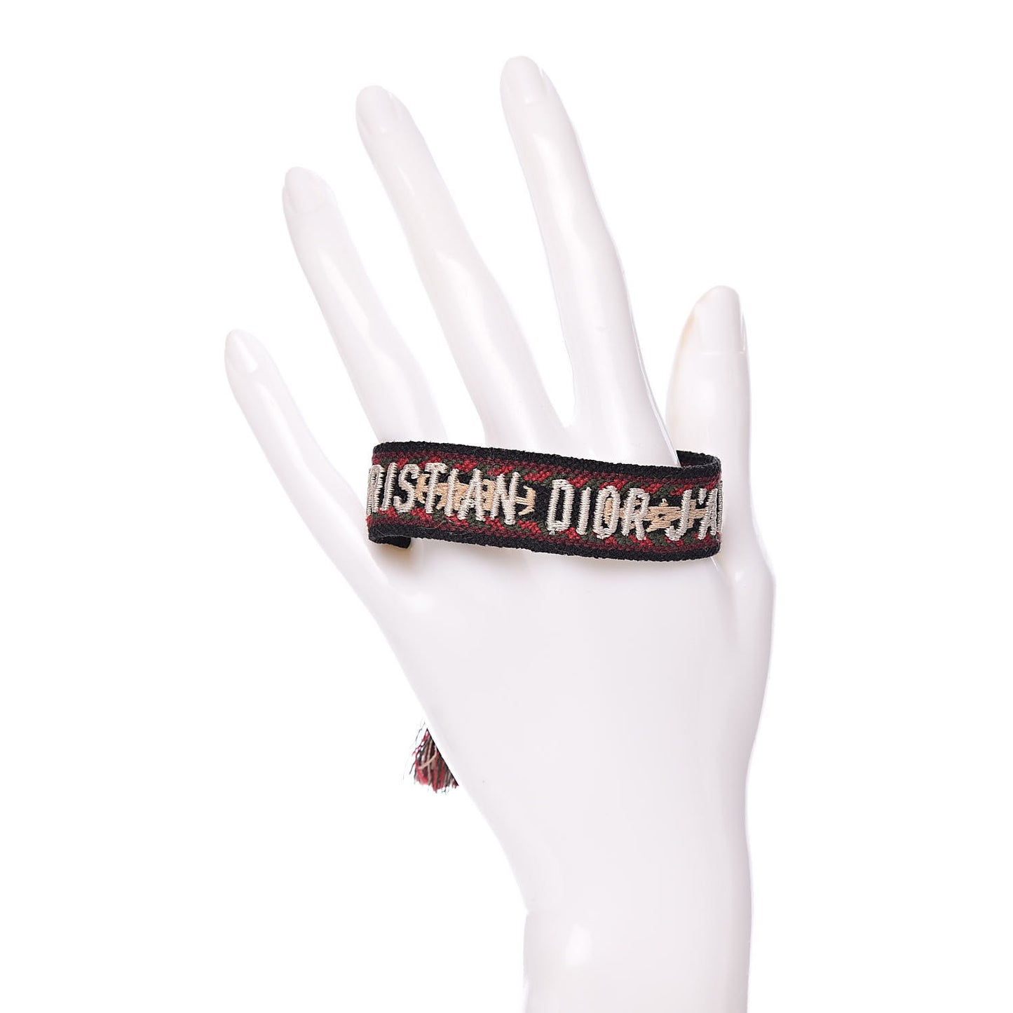 Woven Cotton J'Adior Friendship Bracelet Red Multicolor