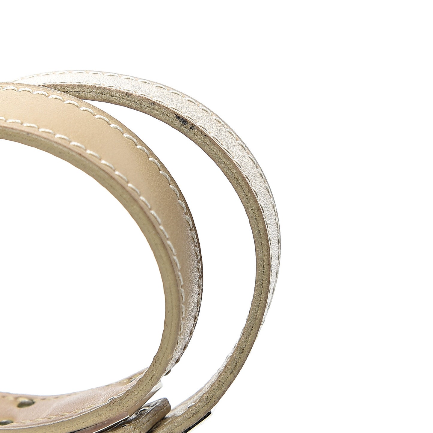 Tadelakt Kelly Double Tour Bracelet S Argile