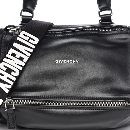 Givenchy Calfskin Medium Pandora Logo Strap Black 9 of 9