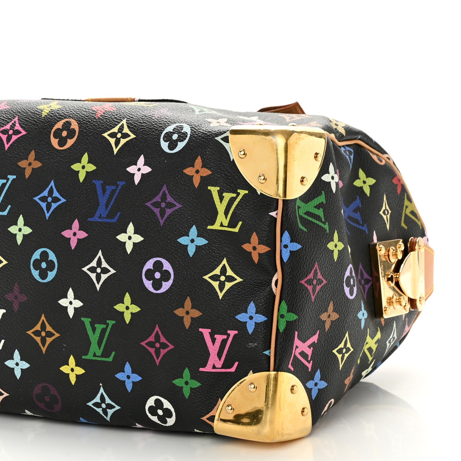 Louis Vuitton Monogram Multicolor Speedy 30 Black 9 of 13