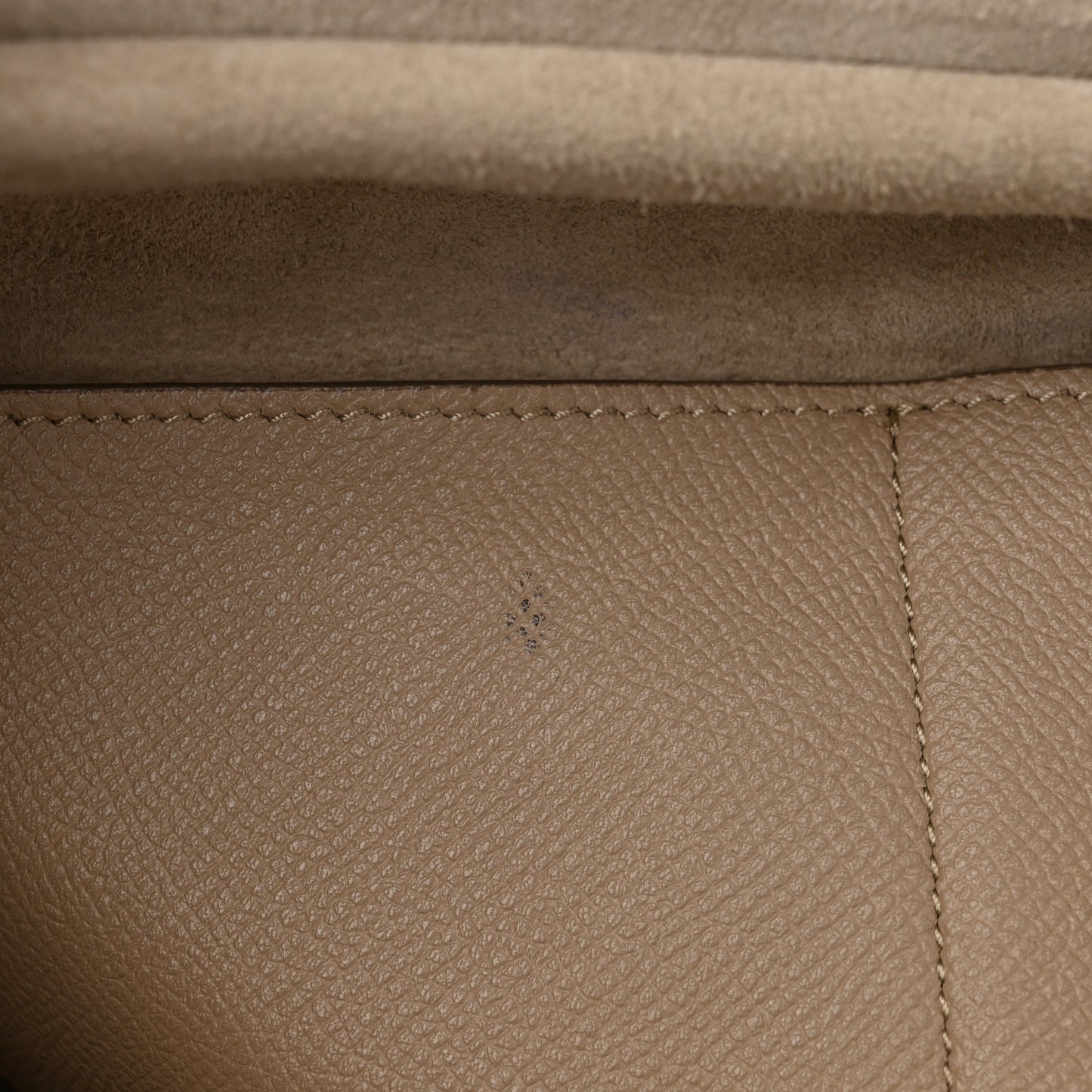 Grained Calfskin Mini Belt Bag Light Taupe