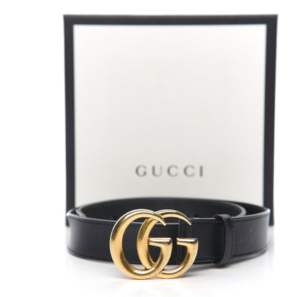 Gucci Moon Calfskin Double G 30mm Belt 70 28 Black 6 of 6