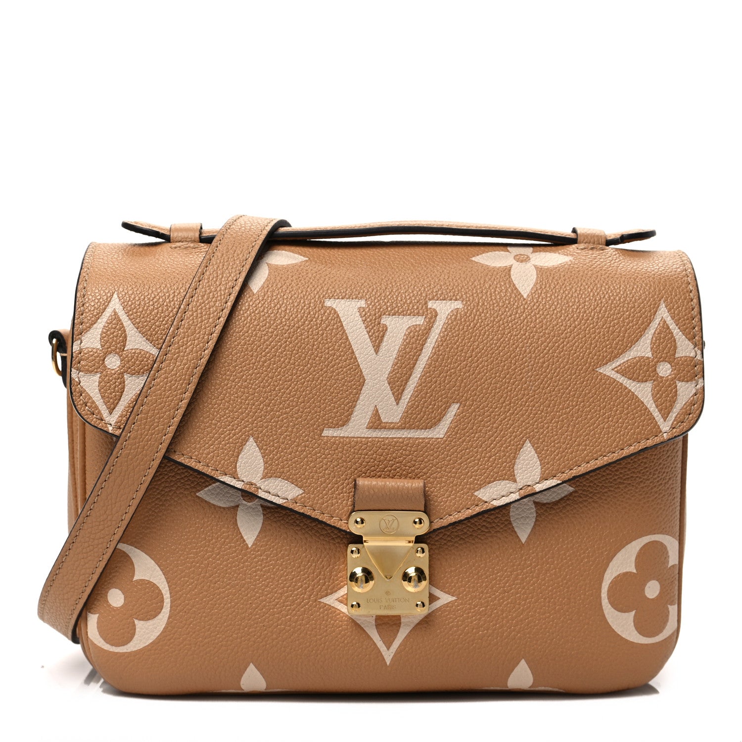 Louis Vuitton Empreinte Monogram Giant Pochette Metis Arizona Beige 1 of 6