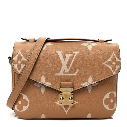 Louis Vuitton Empreinte Monogram Giant Pochette Metis Arizona Beige 1 of 6