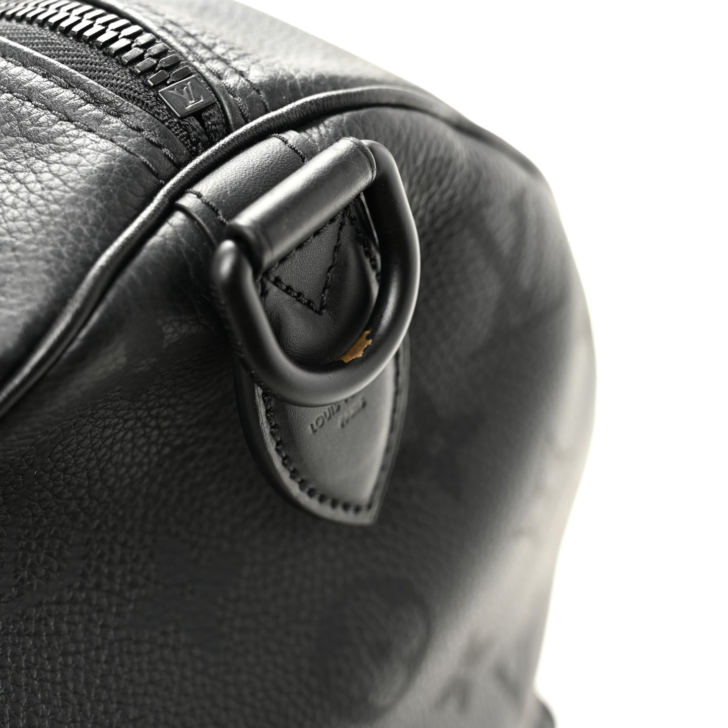 Calfskin Monogram Speedy P9 Bandouliere 40 Ultra Black