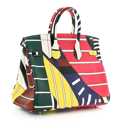 Hermes Swift One Two Three And Away We Go Birkin 25 Multicolor 3 of 11