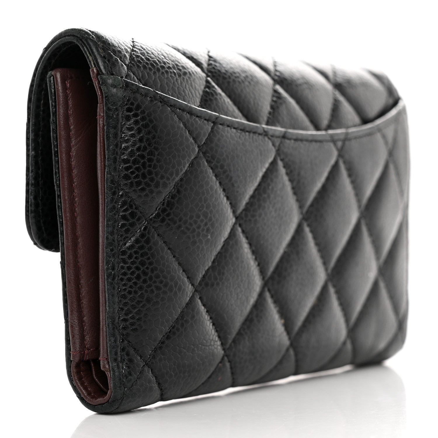 Chanel Caviar Quilted Medium Flap Wallet Black 3 of 11
