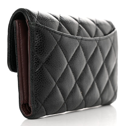 Chanel Caviar Quilted Medium Flap Wallet Black 3 of 11