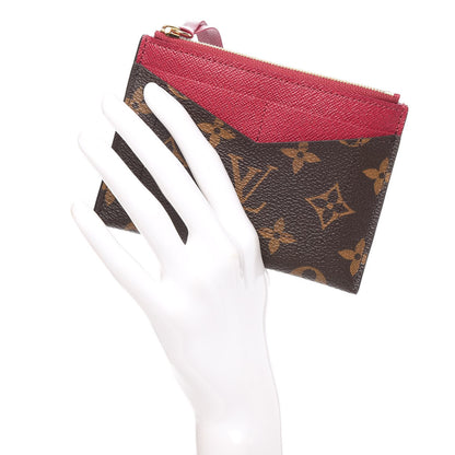 Louis Vuitton Monogram Zipped Card Holder Fuchsia 2 of 6