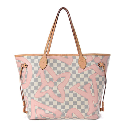 Louis Vuitton Damier Azur Tahitienne Neverfull MM 3 of 13
