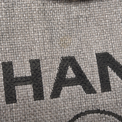 Chanel Canvas Large Deauville Tote Grey 13 of 14