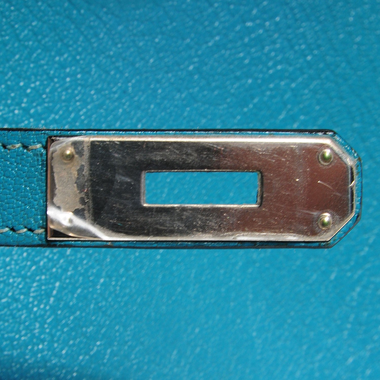 Hermes Chevre de Coromandel Birkin 30 Turquoise 13 of 28