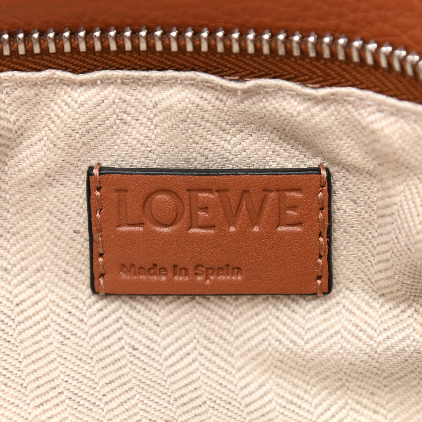 Calfskin Small Puzzle Bag Tan