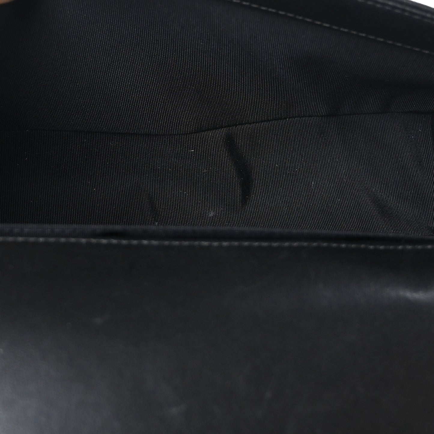 Calfskin Quilted Medium Boy Flap Black